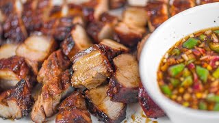 Inihaw na Baboy (Grilled Pork Belly) - Panlasang Pinoy