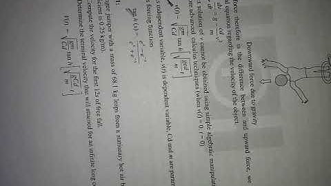 Mathematical Modelling and Engineering problem solving f y it chapter 1