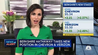 Berkshire Hathaway takes new position in Chevron & Verizon