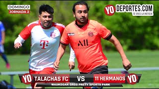 Talachas FC 🆚 11 Hermanos Waukegan United Soccer League #2 Greg Petry SportsPark #yodeportes
