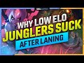 Why Every LOW ELO Jungler SUCKS after the LANING PHASE - League of Legends Guide
