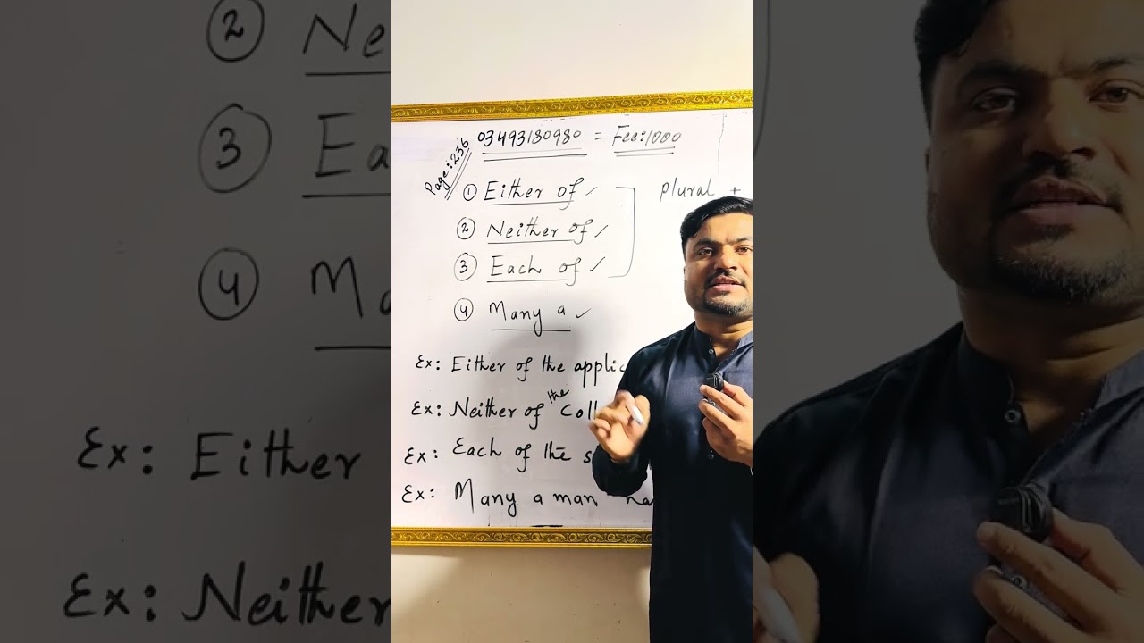 Sentence Error Detection || English Grammar || 