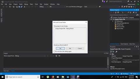 Even Empty project is out of date -Reddit