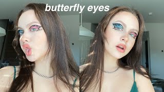 butterfly eyeshadow look