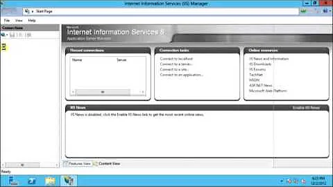 How to install and configure asp.net website on IIS 8 in windows server 2012