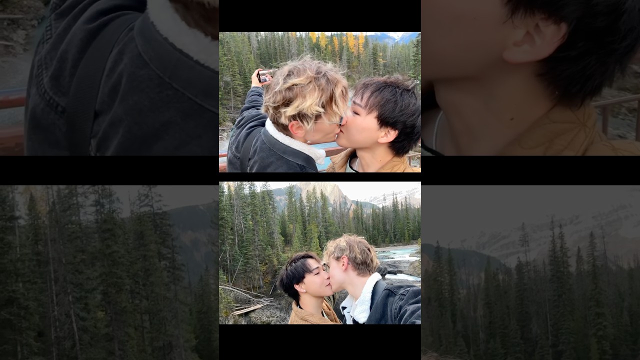 Kiss for my Boyfriend 💕 Cute Gay Couple 🥰 #gaycouple #cute #bl