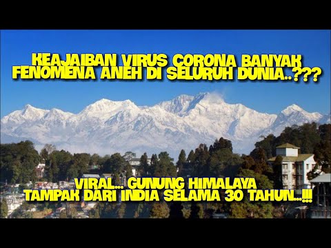 VIRAL .. !!! NEW HIMALAYA MOUNTAIN LOOKS 200 KM FROM INDIA FOR 30 YEARS .. !!!