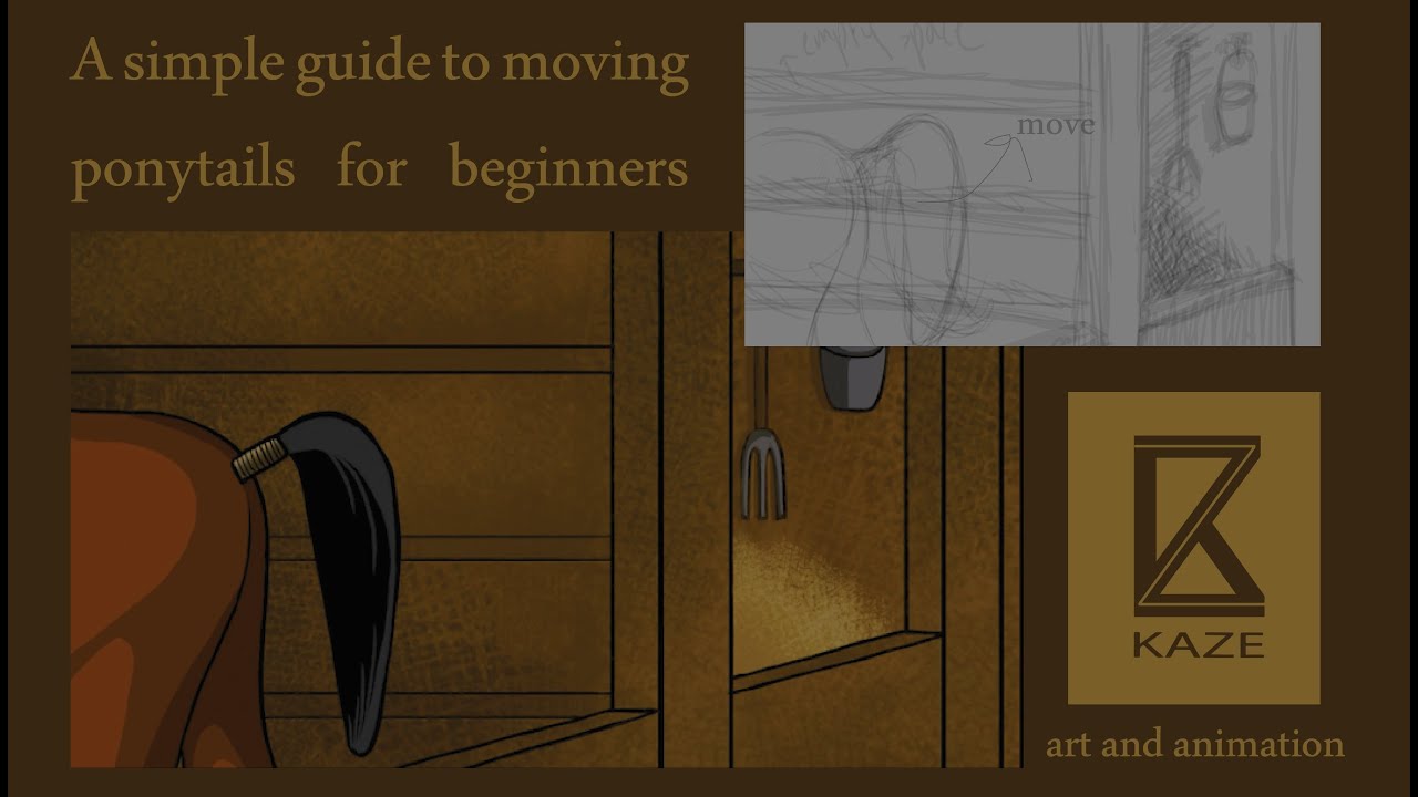 easy guide to moving a horse's tail in animation for beginners