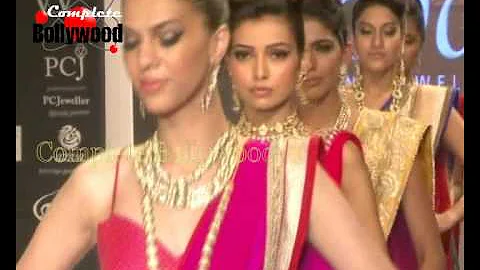 Amy Bilimoria as Show Stopper For Saboo Fine Jewels at IIJW 2014 Day3