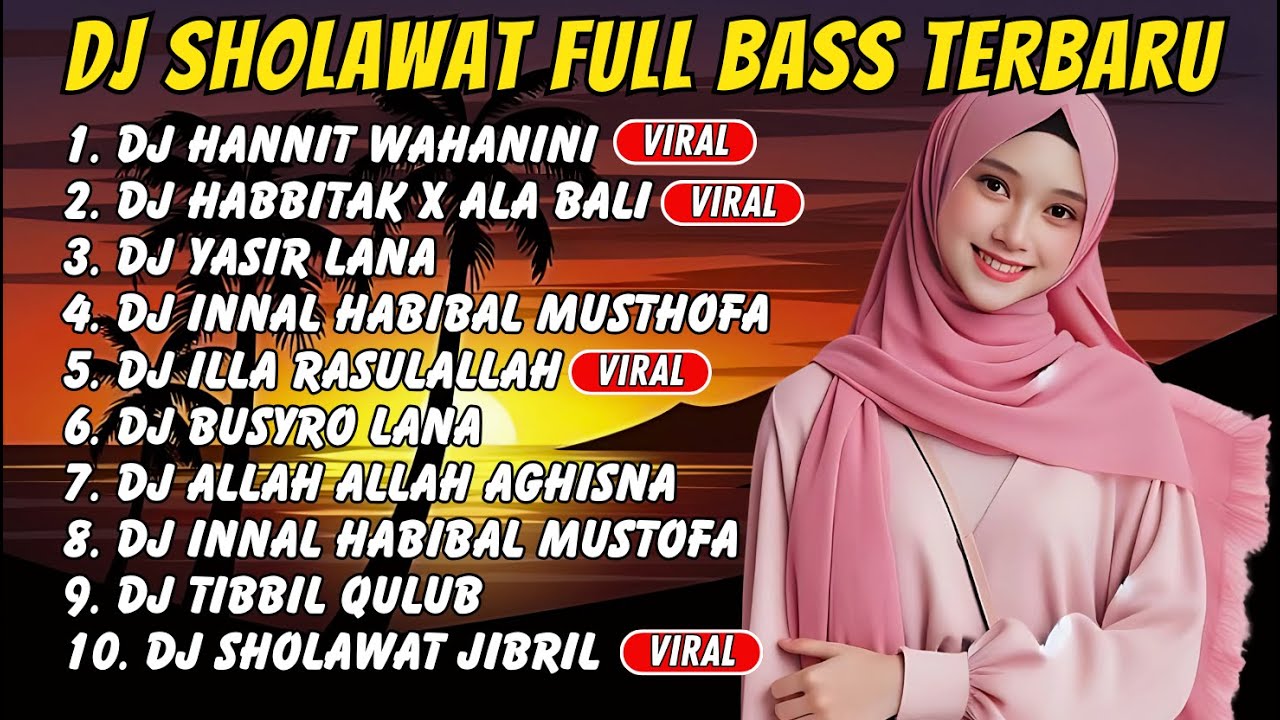 DJ SHOLAWAT TERBARU FULL ALBUM SPESIAL 2025 - HANNIT WAHANINI X AHBAB ROSULILLAH, SHOLAWAT JIBRIL