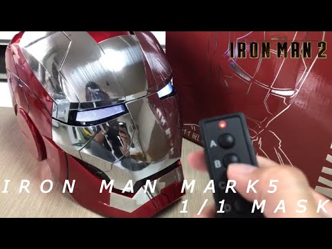 【映画そのまま】 AUTOKINGのアイアンマンMK5 自動開閉マスクが凄すぎて感動した AUTOKING 1/1 IRON MAN MK5  Helmet review