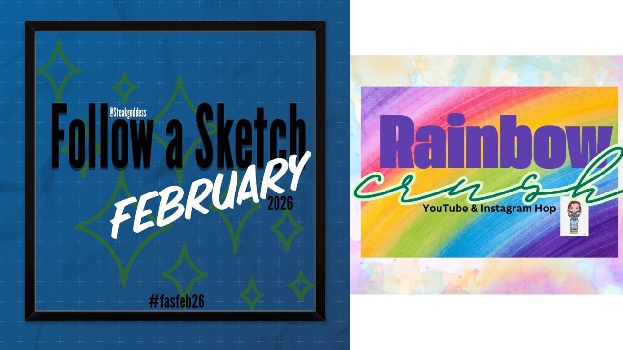 Следуйте за скетчем в феврале | Радужная любовь | Вики Бутин | Запечатлейте все