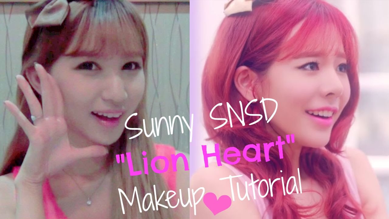 BeauteMiho SNSD Sunny Lion Heart Inspired Makeup