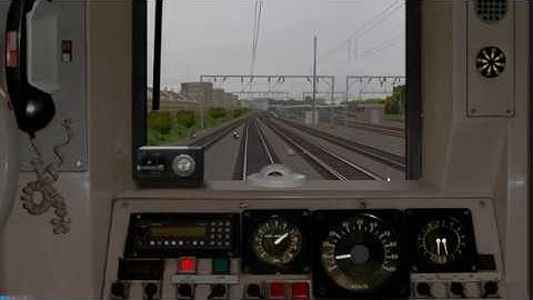 OpenBVE - Network West Midlands Route, Class 153 cab ride