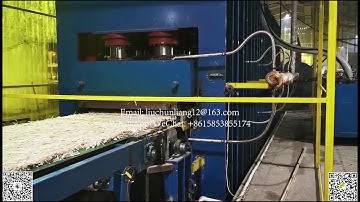full automatic OSB (oriented strand board)  production line installed in Russia