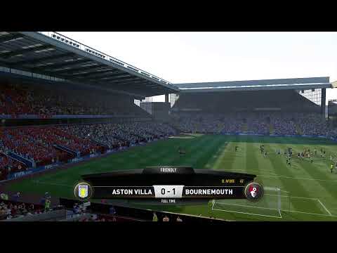 Live Aston Villa VS Bournemouth AFC Professional Difficulty Two Player
