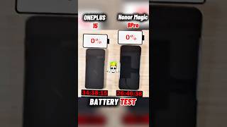 ONEPLUS 15 VS HONOR MAGIC8PRO BATTERY🔋 TEST!!☠️#SmartphoneBattle #OnePlus15 #HonorMagic8Pro