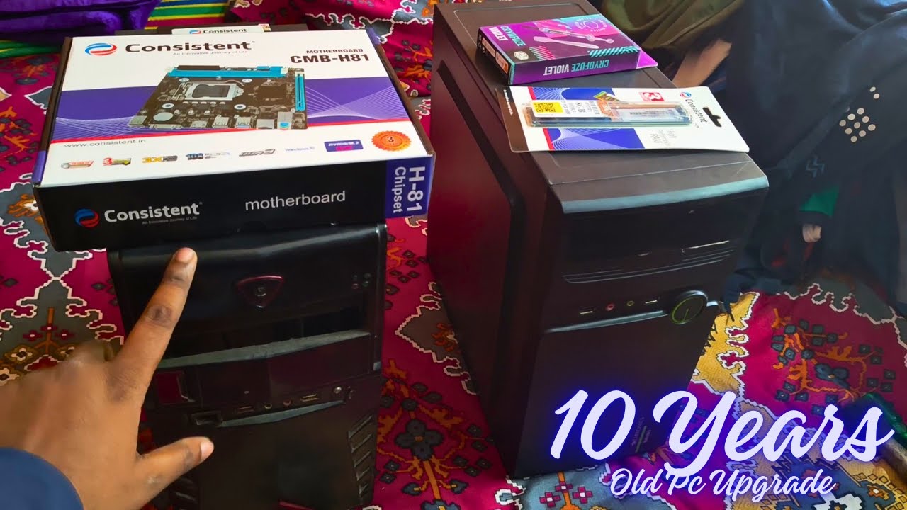 10 Years Old Gaming PC Upgrade Step by Step PC Build 2025 First Video ...