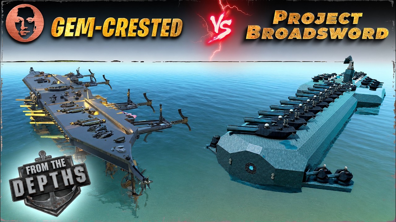 Gem-Crested Starfall vs. PROJECT BROADSWORD - From the Depths Grand Battleship Tournament