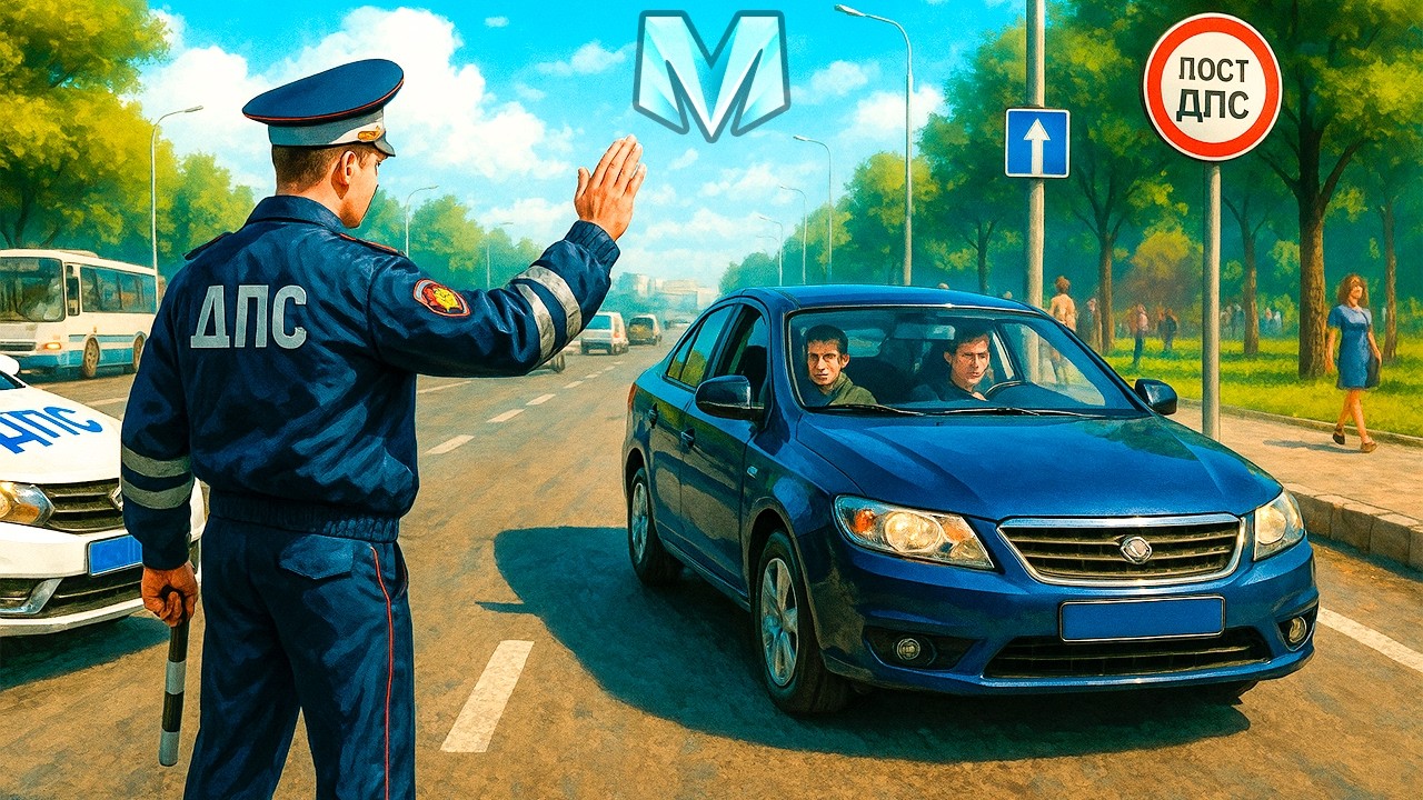 👮 БУДНИ ДПС на МАТРЕШКА РП #17. МНЕ УГРОЖАЛИ... ЗАДЕРЖАЛ ОПАСНОГО ПРЕСТУПНИКА  В CRMP MOBILE