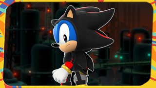 Sonic Superstars - Press Factory Zone (Shadow Sonic gameplay)