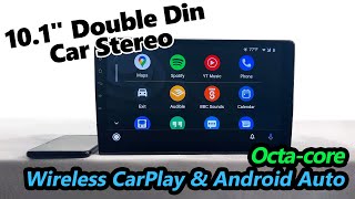 Eonon Latest Octa-core 10.1 Double Din Android 10 Car Stereo | Wireless CarPlay & Android Auto