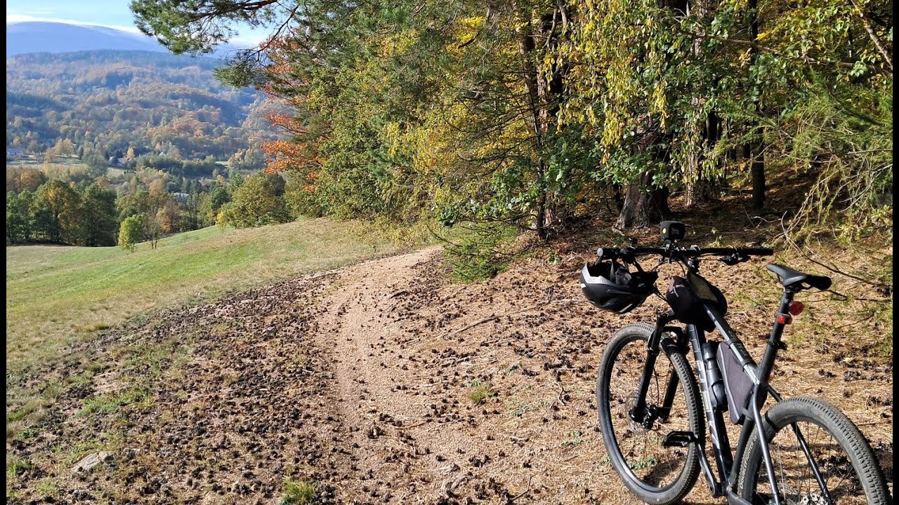 31 Jelenia rowerem - Staniszów bokiem i pola Sosnówki, jesienne szwendanie