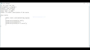 CS112 : Week 1