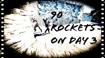 90+ rocket raid defense on day 3 of wipe (rust console edition)