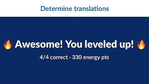 Determine translations | Unit 1 : Performing transformations | Khan Academy