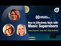 How to effectively work with music supervisors   masterclass  gang  imsta online 2022