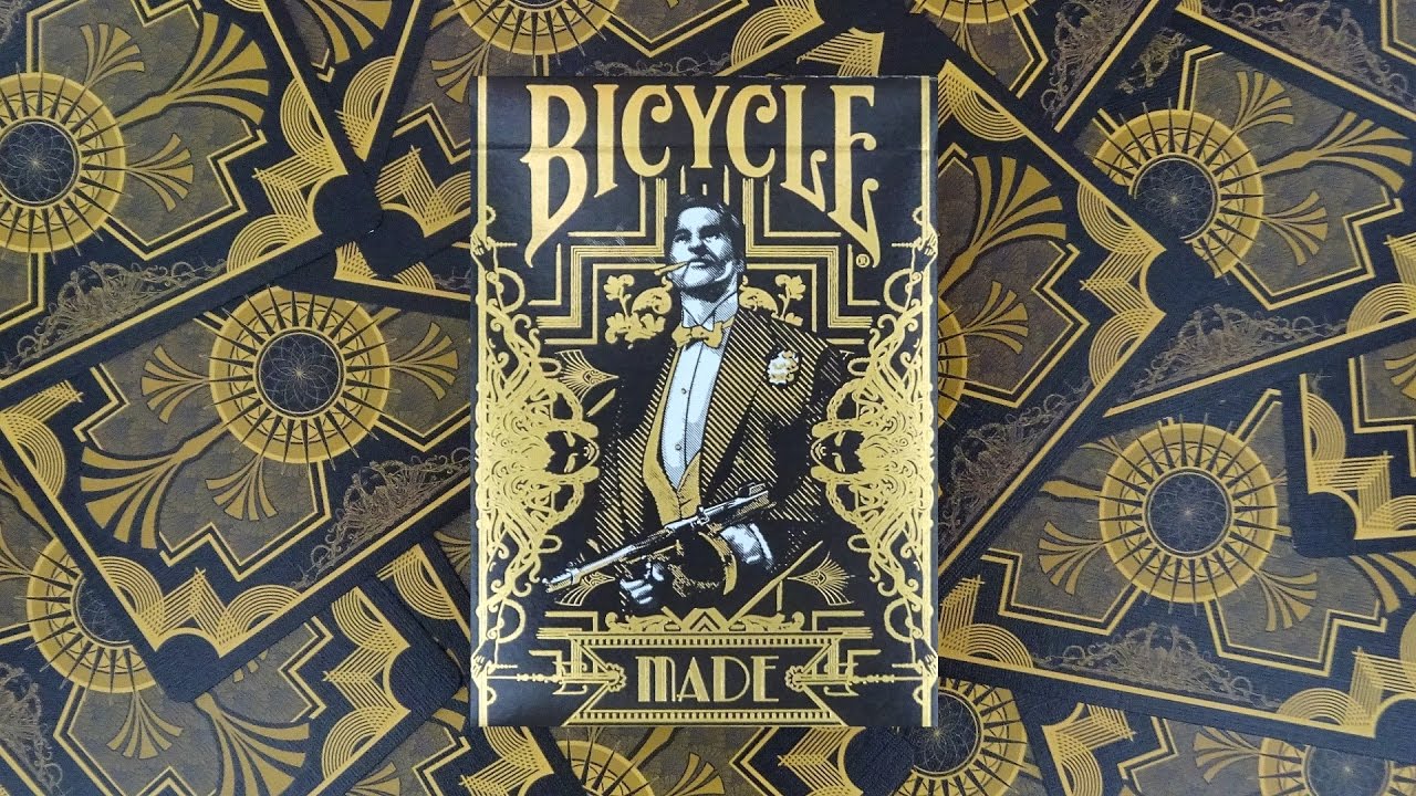 Bicycle Made Gold Playing Cards | Deck Review -Display