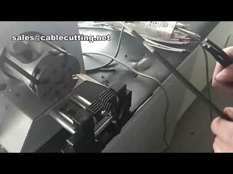Coaxial Wire Big Stripper Computerized Cutting and Cable Stripping Machine for Coax Cable