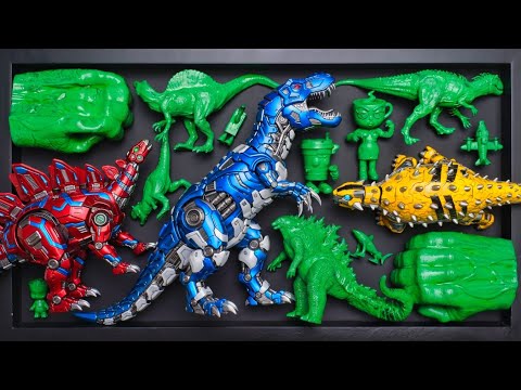 Dinosaurus Jurassic World Dominion: T-rex/ Brachiosaurus/ Skibidi/ Spider-Man/ ElGrandMaja/ Godzilla