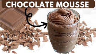 Chocolate Mousse Recipe (No Gelatine) chocolatemousse chocolatedesserts