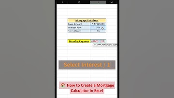 🏠 How to Create a Mortgage Calculator in Excel | Step-by-Step Excel Tutorial 💡 #⃣ #education