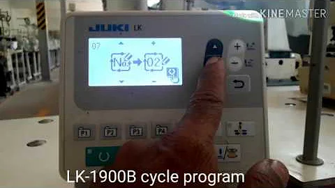 JUKI LK-1900B CYCLE PROGRAM ADVANCED