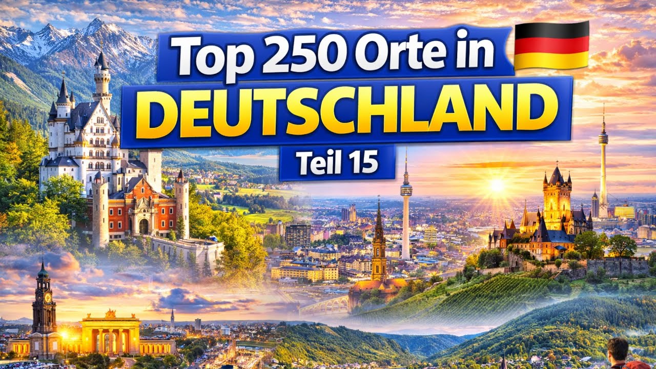 Die 250 schönsten Orte in Deutschland, die man gesehen haben muss  - TEIL #15 - Top Reiseziele