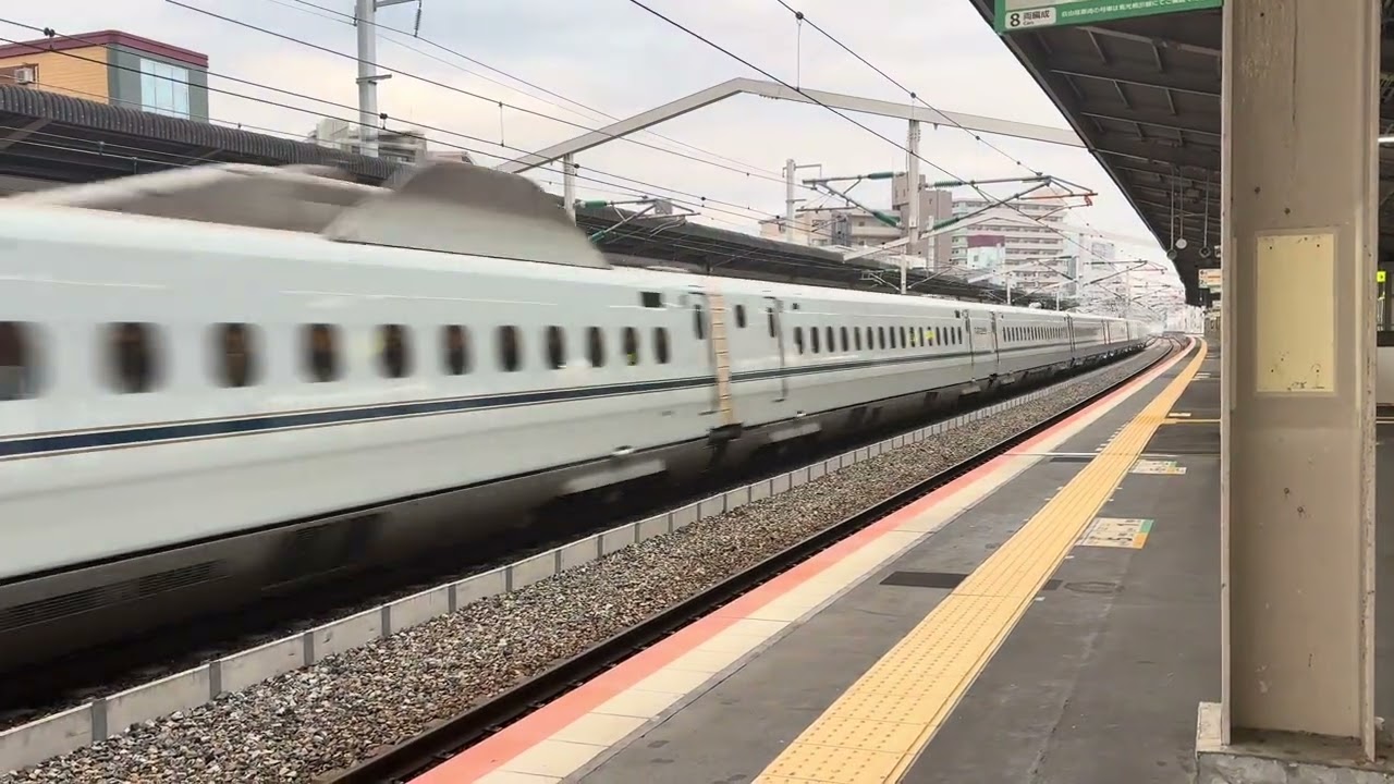 西明石駅　通過　発着集
