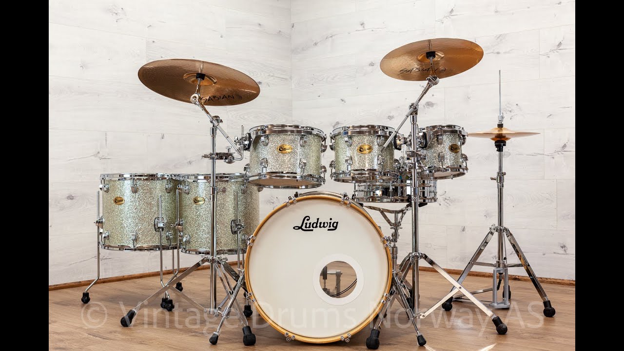 Ludwig Centennial Maple Silver Sparkle – Sizes 8, 10, 12, 14, 16, 20
