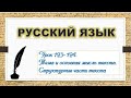 Дистанционный урок по русскому языку 3 класс Тема и основная мысль текста  Структурные части текста
