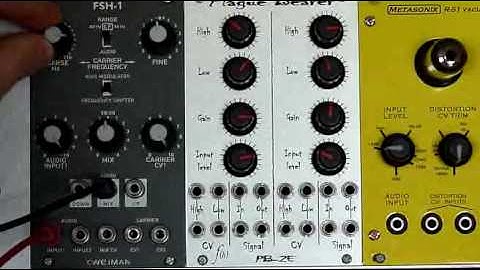 Dingleberry FSH-1 Cwejman Frequency Shifter Demonstration of Heterodyning Artifacts