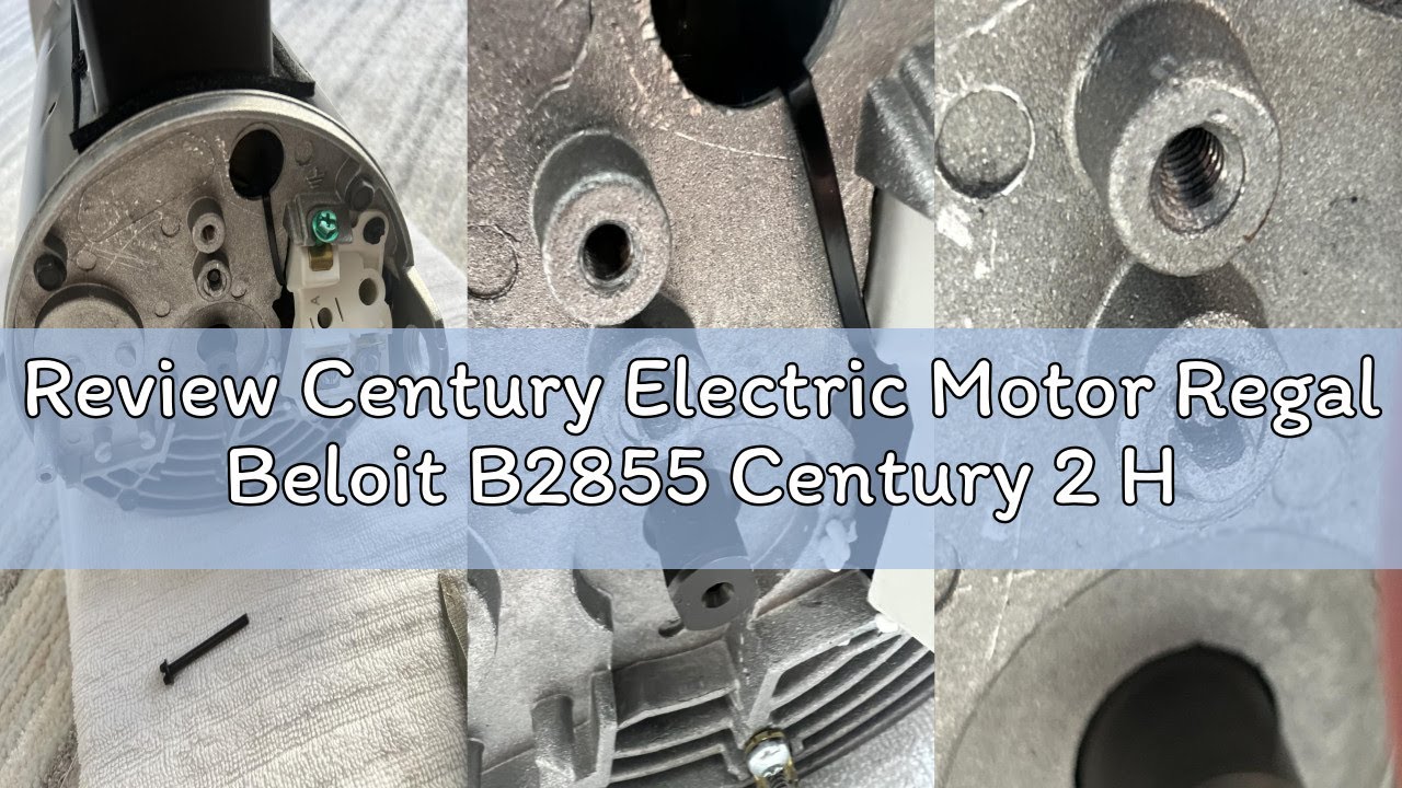 Review Century Electric Motor Regal Beloit B2855 Century 2 Horsepower 230V 3450 RPM Stainless Steel
