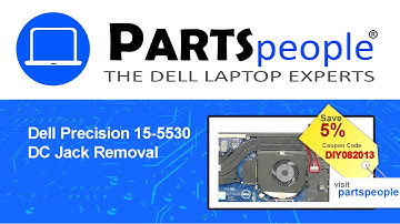 Dell Precision 15-5530 (P56F002) DC Jack How-To Video Tutorial