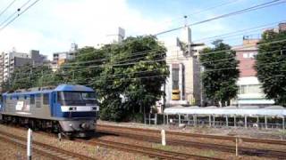 単8074レ　EF210-154＋EF66-33　東淀川にて