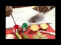 Fabric painting: brush line- vegetable design_HIN