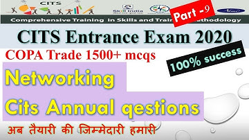 part 10 cits copa|| networking asked question||cits annual networking cource  questions||network mcq
