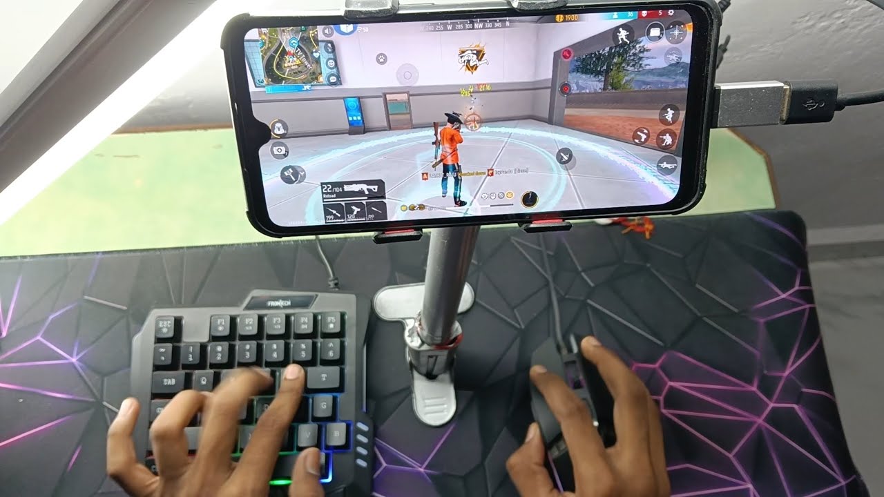 Free fire full map gameplay|| keyboard and mouse gameplay 🫠#freefire #handcam 