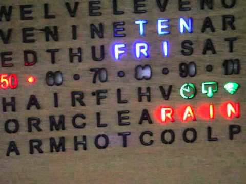 WiFi Weather WordClock