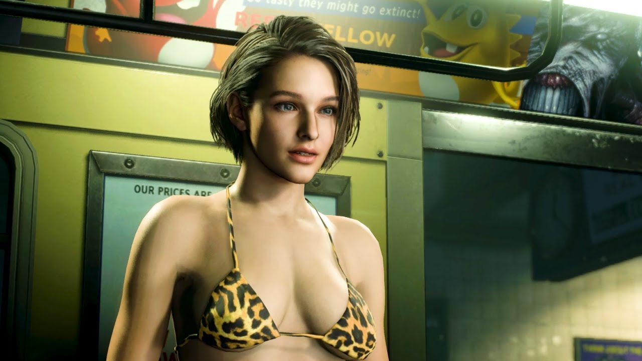 Resident Evil 3 Remake Jill With Hot Jaguar Bikini Youtube